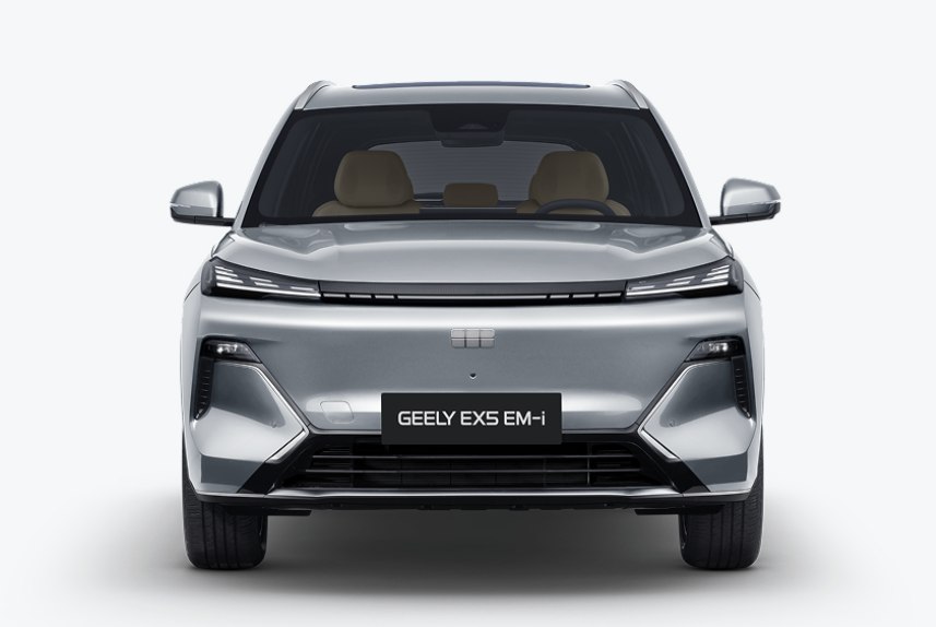 Geely EX5 EM-i Макс, серебряный