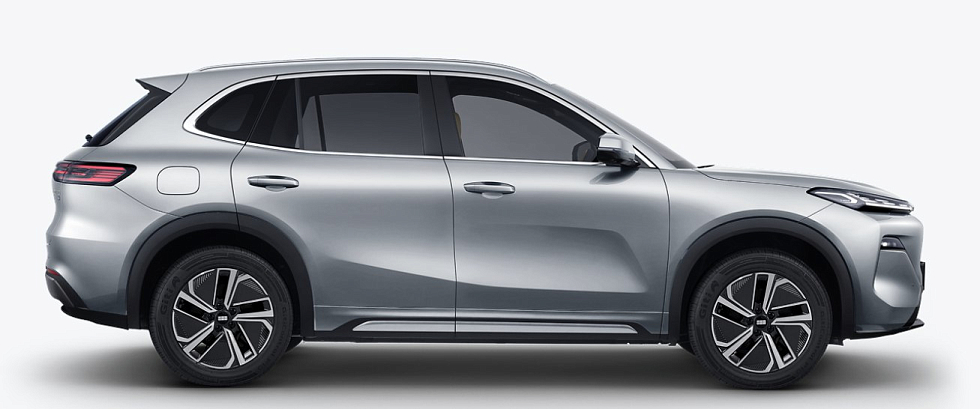 Geely EX5 EM-i Max, серебряный