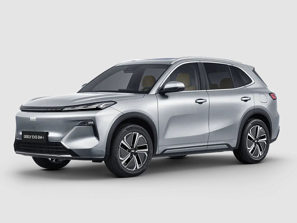 Geely EX5 EM-i Max, серебряный