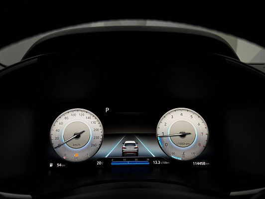 Hyundai Santa Fe Prestige, 2021 года, пробег 114114 км