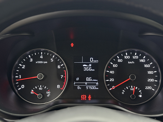 Kia Rio Comfort, 2018 года, пробег 97436 км