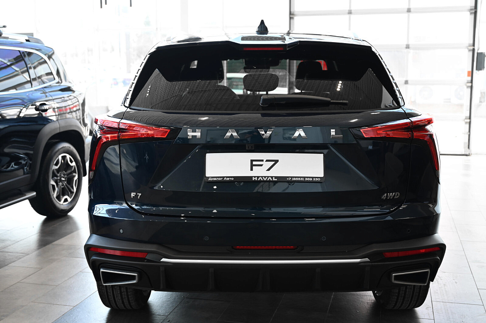 Haval F7 Премиум, голубой