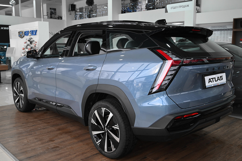 Geely Atlas Флагман, голубой