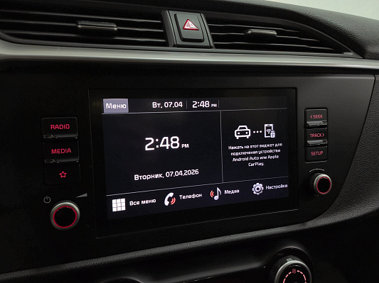 Kia Rio Luxe, 2021 года, пробег 85727 км