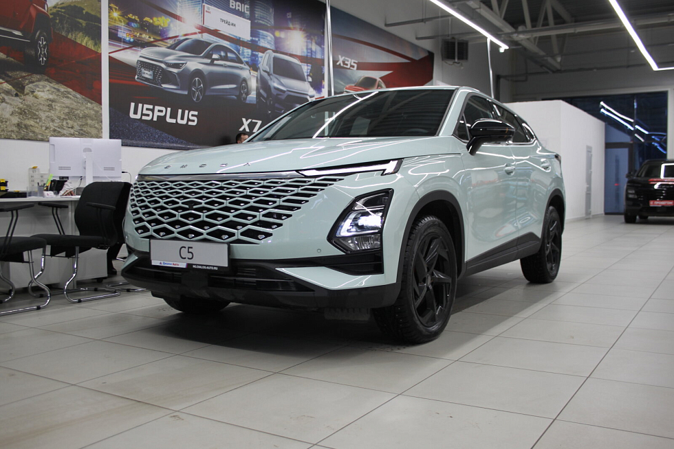 Omoda C5 Ultimate, зеленый