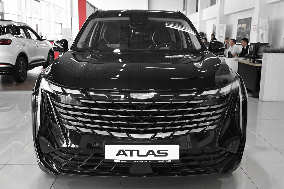 Geely Atlas Спорт, черный
