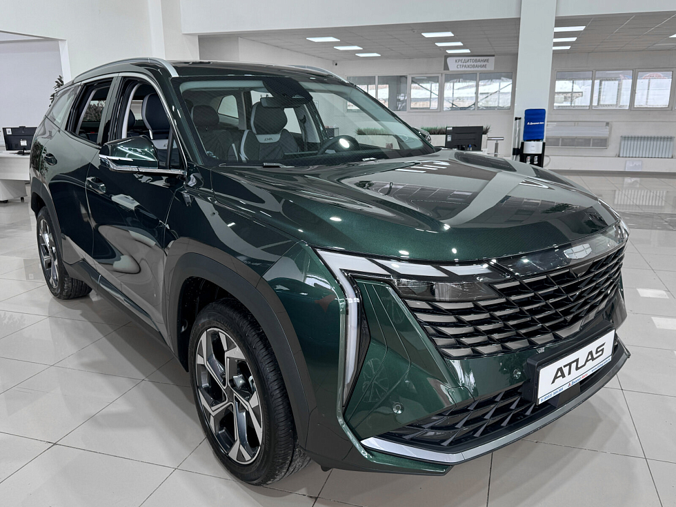 Geely Atlas Люкс, зеленый