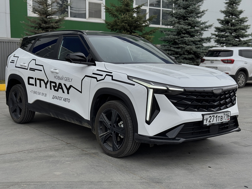 Geely Cityray Флагман, белый
