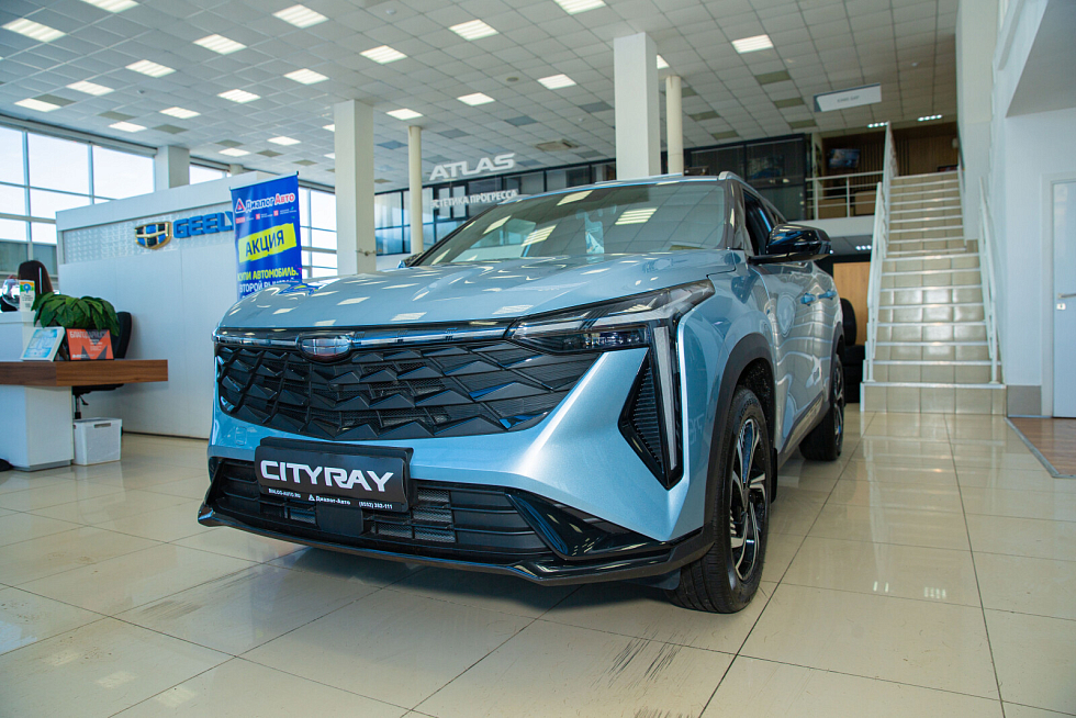 Geely Cityray Комфорт, голубой