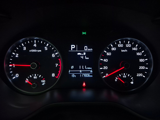 Kia Rio Premium, 2017 года, пробег 117723 км
