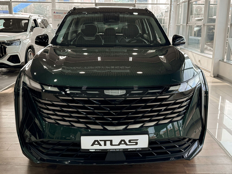 Geely Atlas Спорт, зеленый