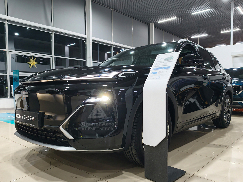 Geely EX5 EM-i Max, черный
