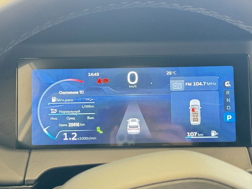 Geely Okavango Флагман, белый