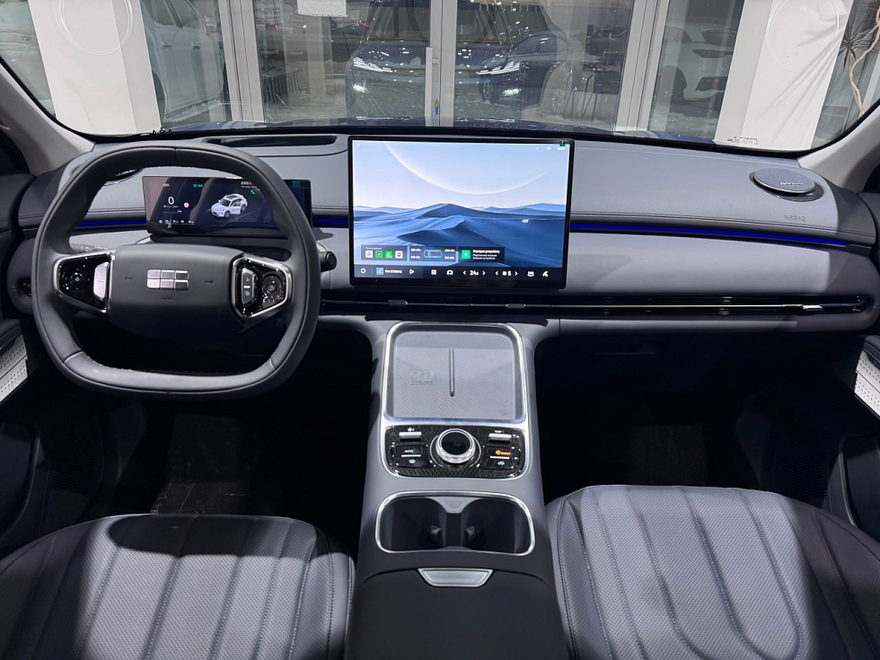 Geely EX5 EM-i Max, синий