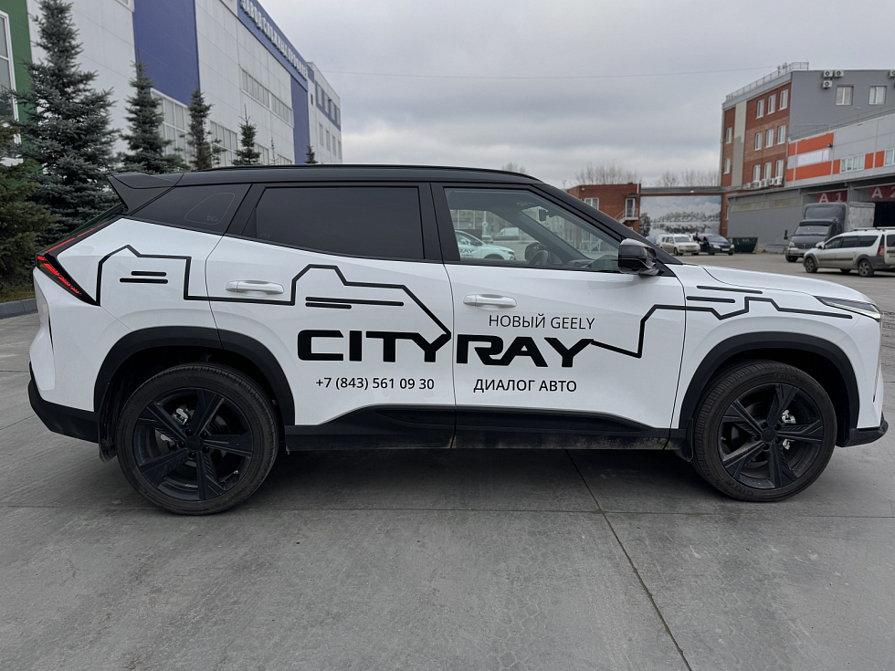 Geely Cityray Флагман, белый