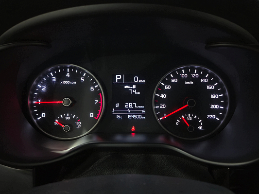 Kia Rio Luxe RED Line, 2019 года, пробег 154459 км