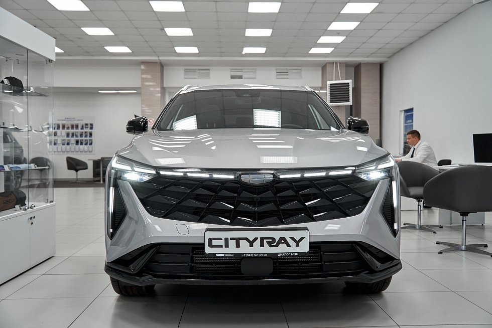 Geely Cityray Флагман, серебряный