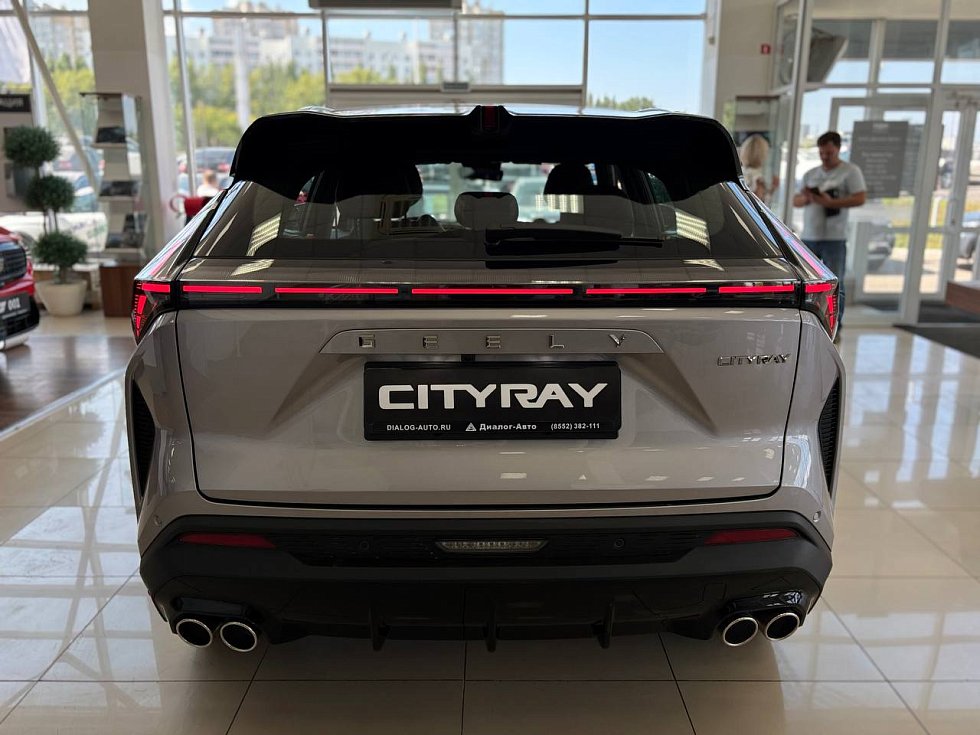 Geely Cityray Флагман, серебряный