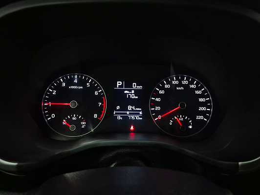 Kia Rio Luxe, 2021 года, пробег 77528 км