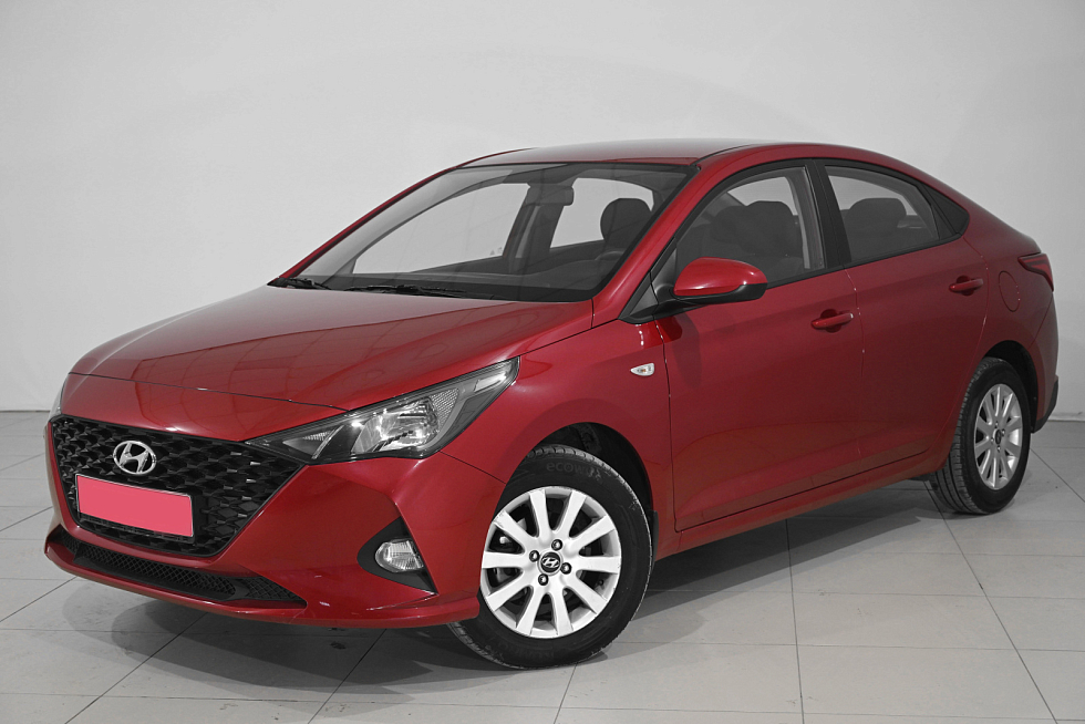 Hyundai Solaris Elegance, красный