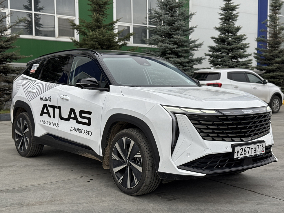 Geely Atlas Flagship, белый