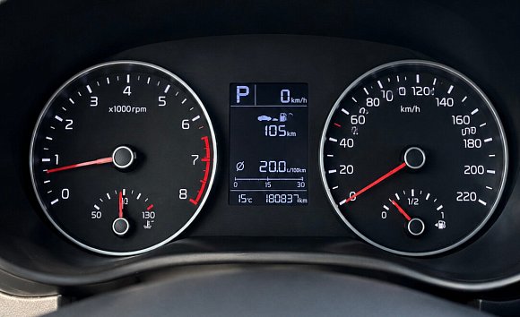 Kia Rio Luxe, 2018 года, пробег 180834 км
