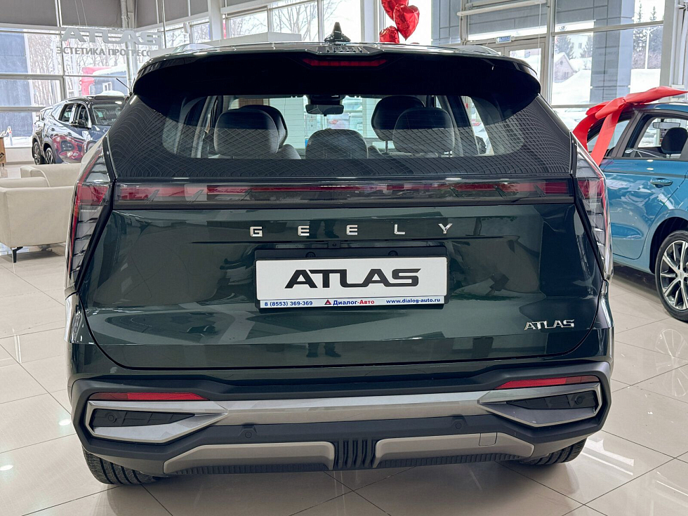 Geely Atlas Флагман, зеленый