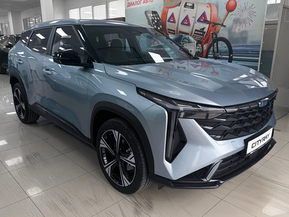 Geely Cityray Флагман, серебряный